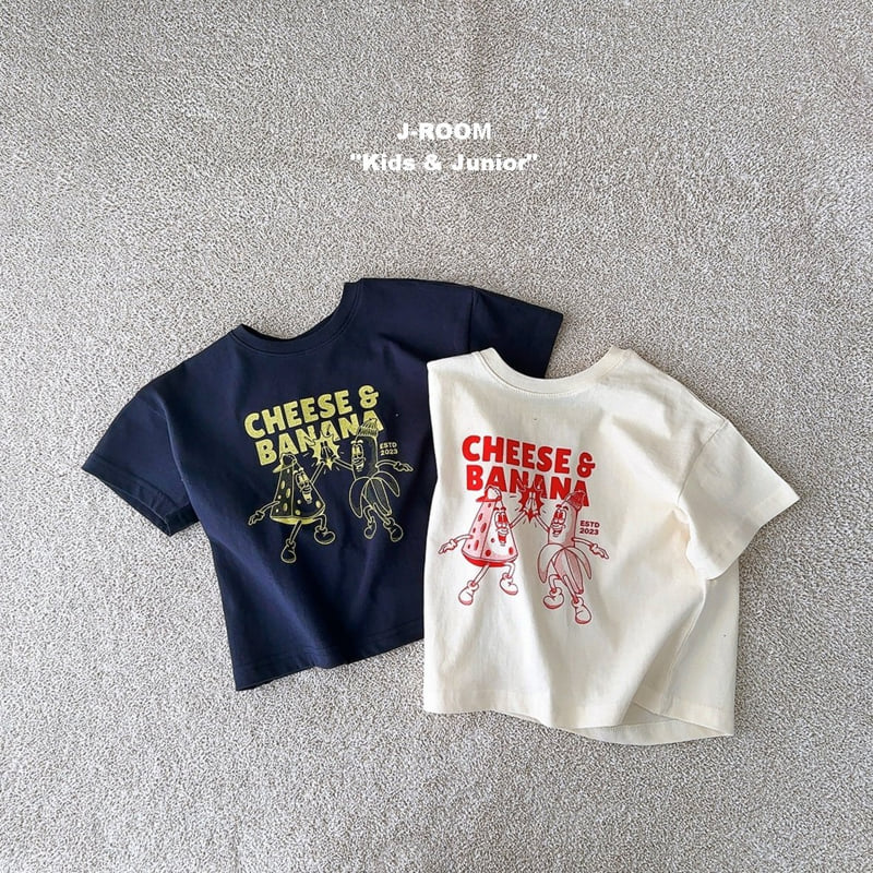 J-Room - Korean Children Fashion - #stylishchildhood - Cheese Banana Tee - 3