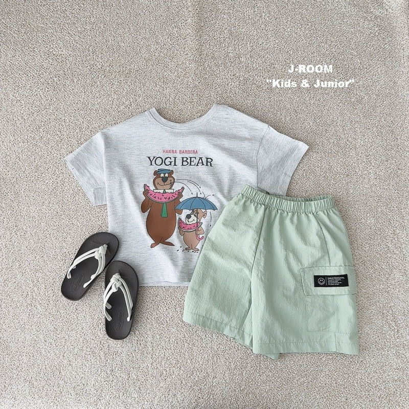 J-Room - Korean Children Fashion - #todddlerfashion - Watermelon Bear Print Tee - 11