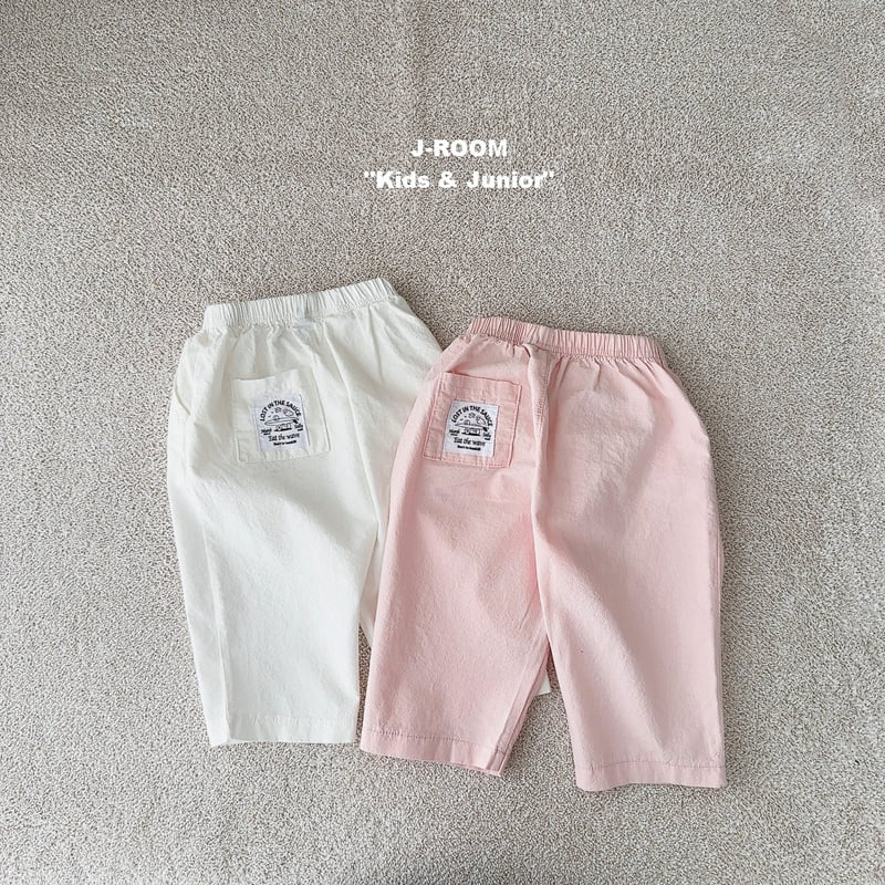 J-Room - Korean Children Fashion - #toddlerclothing - Cotton Label Pants - 3