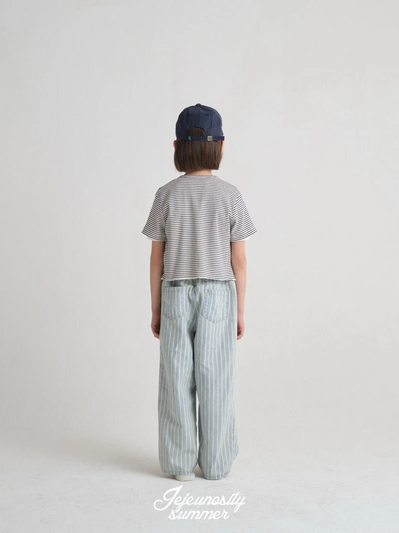 Jejeunosity - Korean Children Fashion - #Kfashion4kids - Vintage Denim Pants Junior - 9
