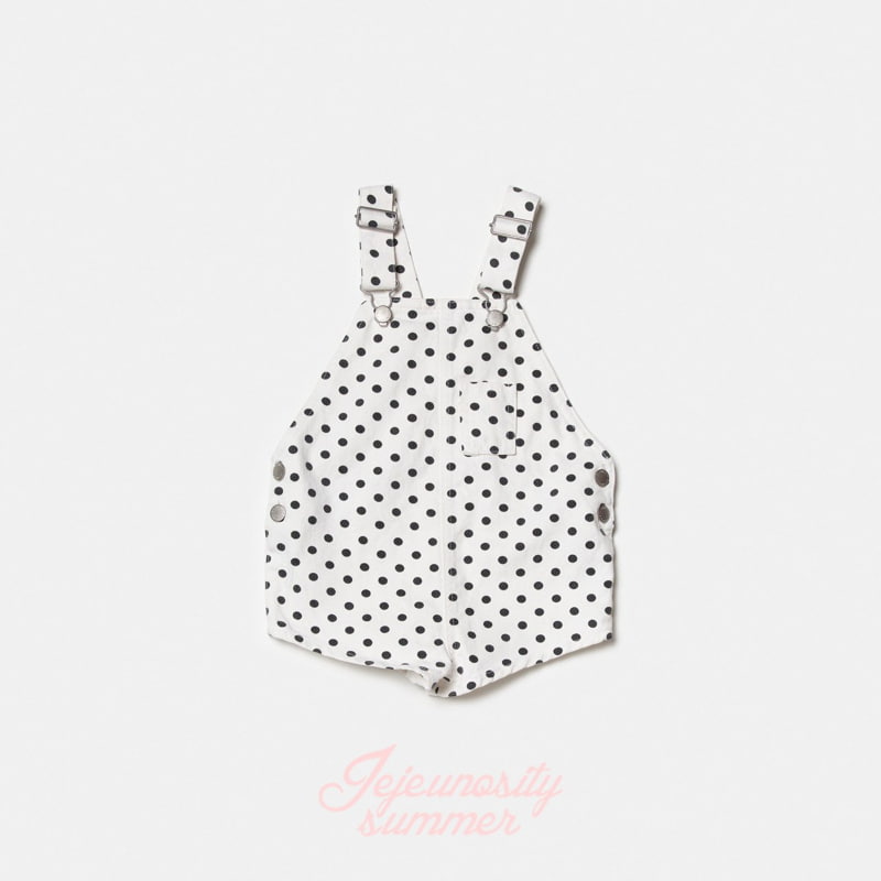 Jejeunosity - Korean Children Fashion - #childrensboutique - Cotton Berry Short Overalls - 3