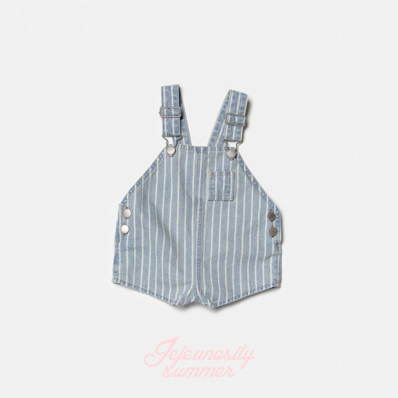 Jejeunosity - Korean Children Fashion - #childrensboutique - Berry Short Overalls - 5