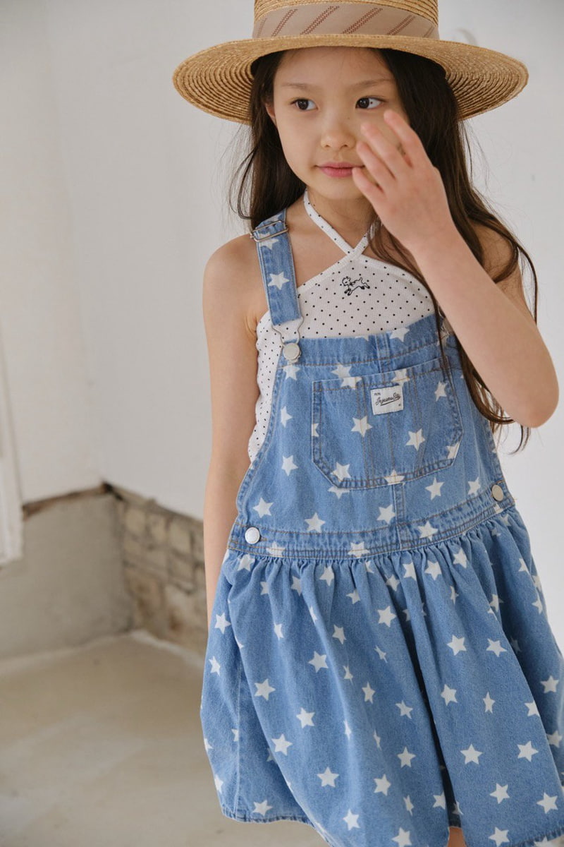 Jejeunosity - Korean Children Fashion - #childrensboutique - Star Overall Skirt Kids - 10