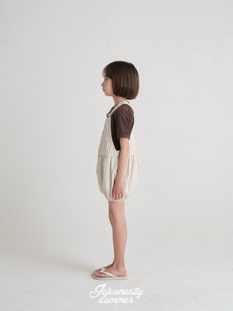 Jejeunosity - Korean Children Fashion - #designkidswear - Bloom Berry Overalls - 7