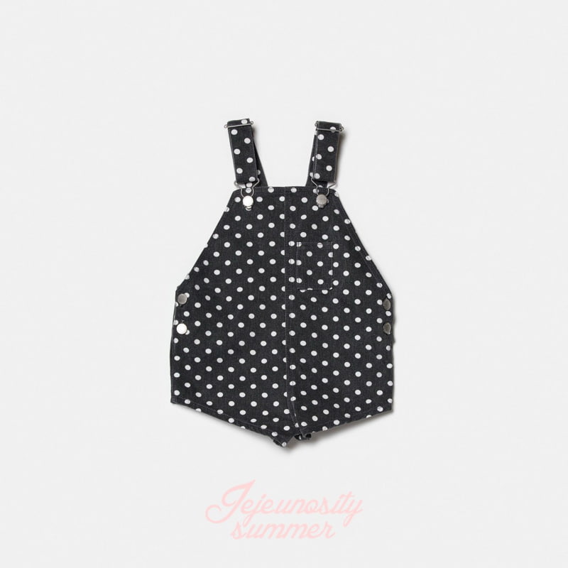 Jejeunosity - Korean Children Fashion - #discoveringself - Cotton Berry Short Overalls - 5