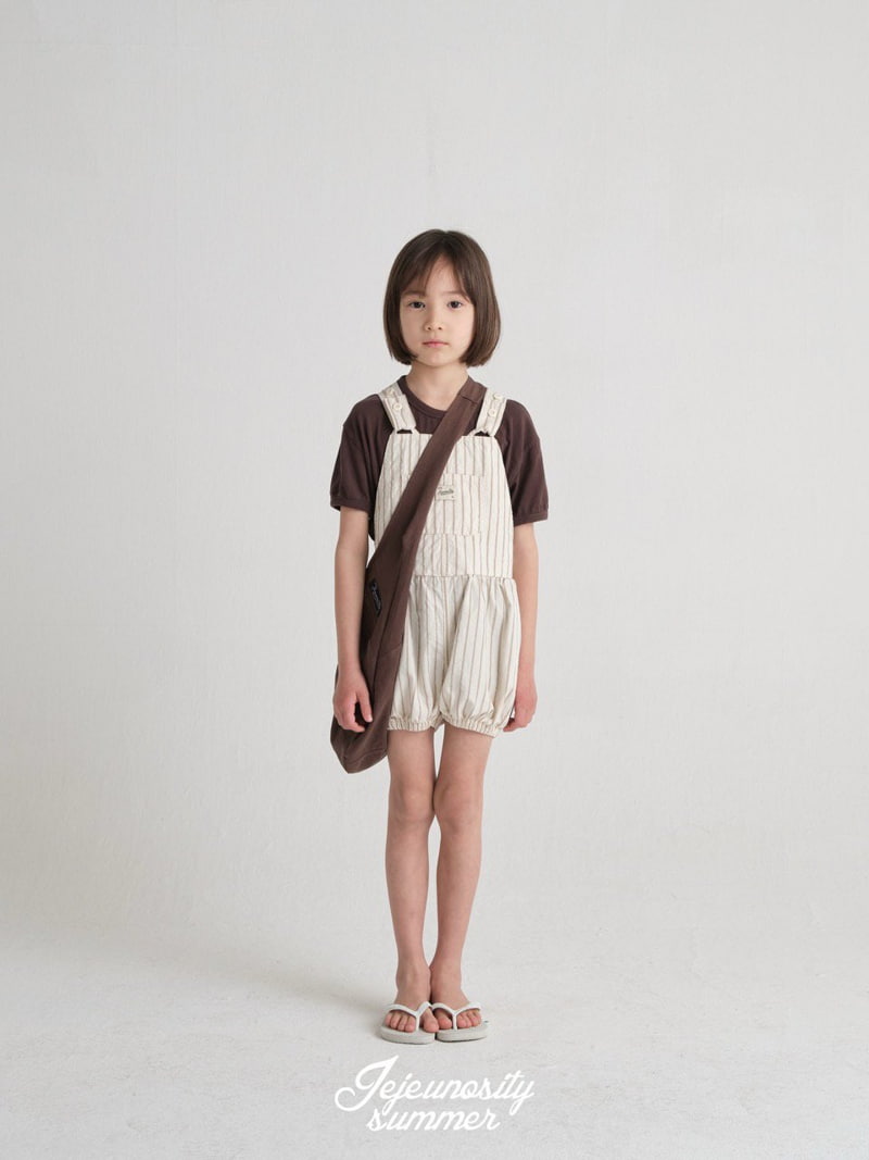 Jejeunosity - Korean Children Fashion - #discoveringself - Bloom Berry Overalls - 8