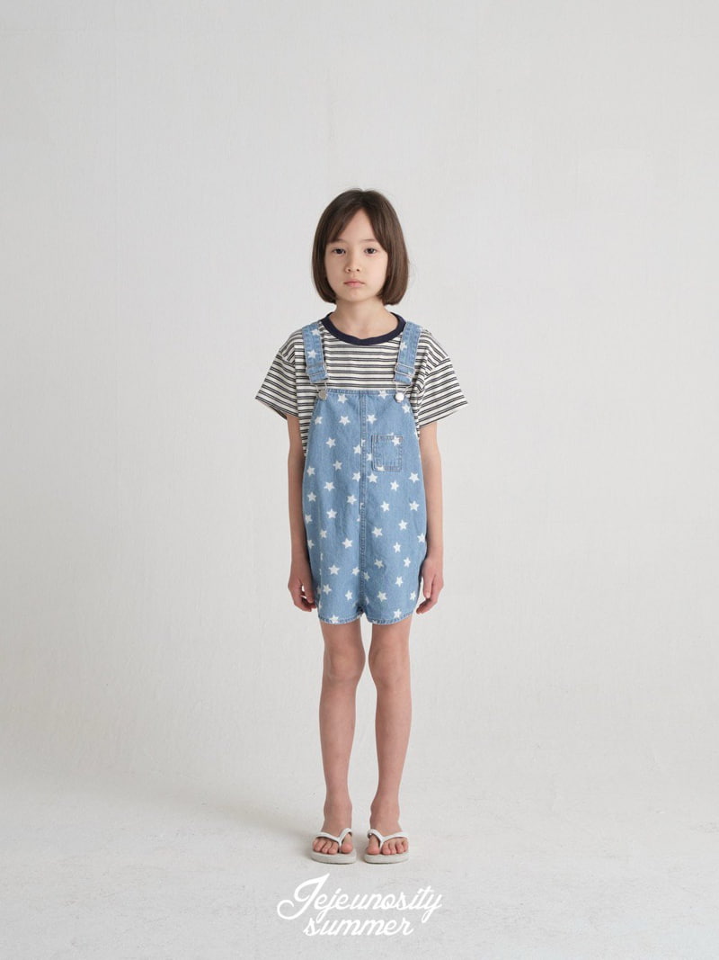 Jejeunosity - Korean Children Fashion - #discoveringself - Berry Short Overalls - 7