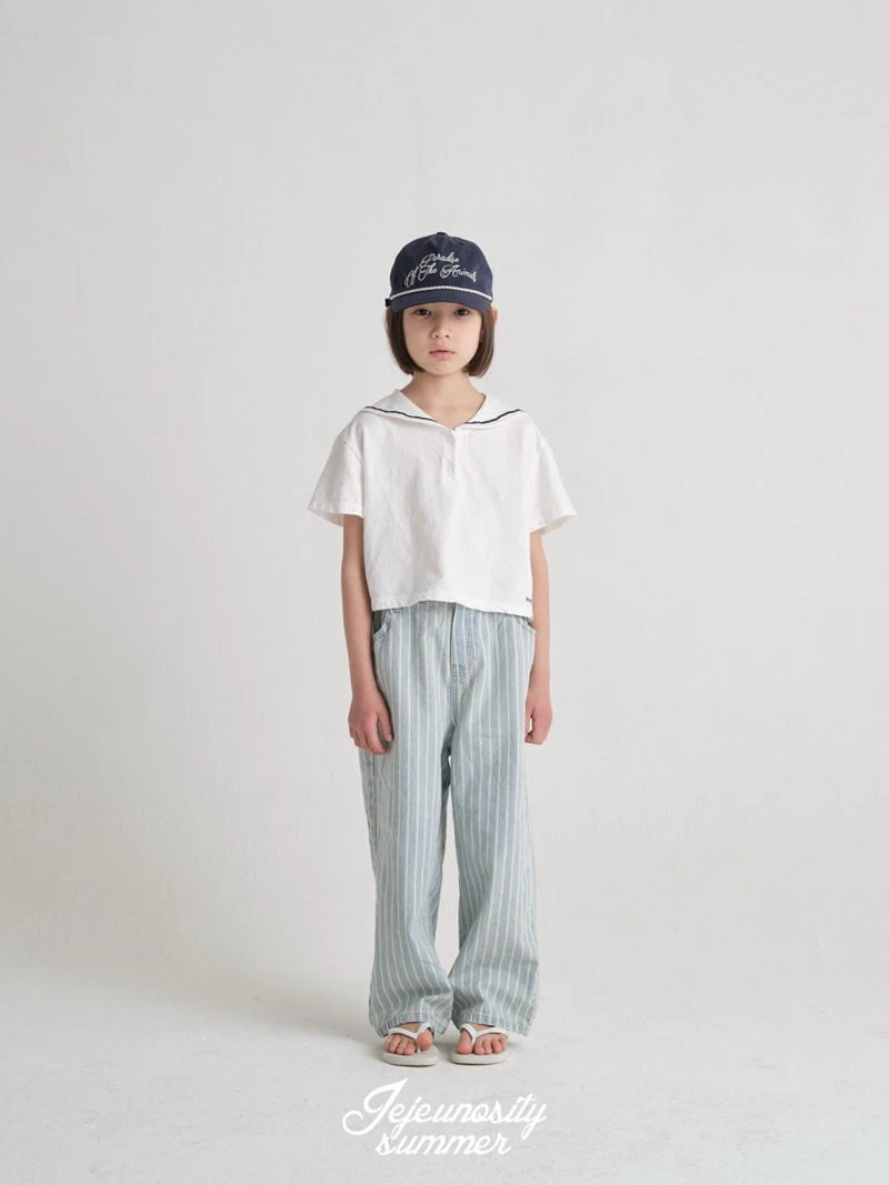 Jejeunosity - Korean Children Fashion - #designkidswear - Vintage Denim Pants Junior - 4