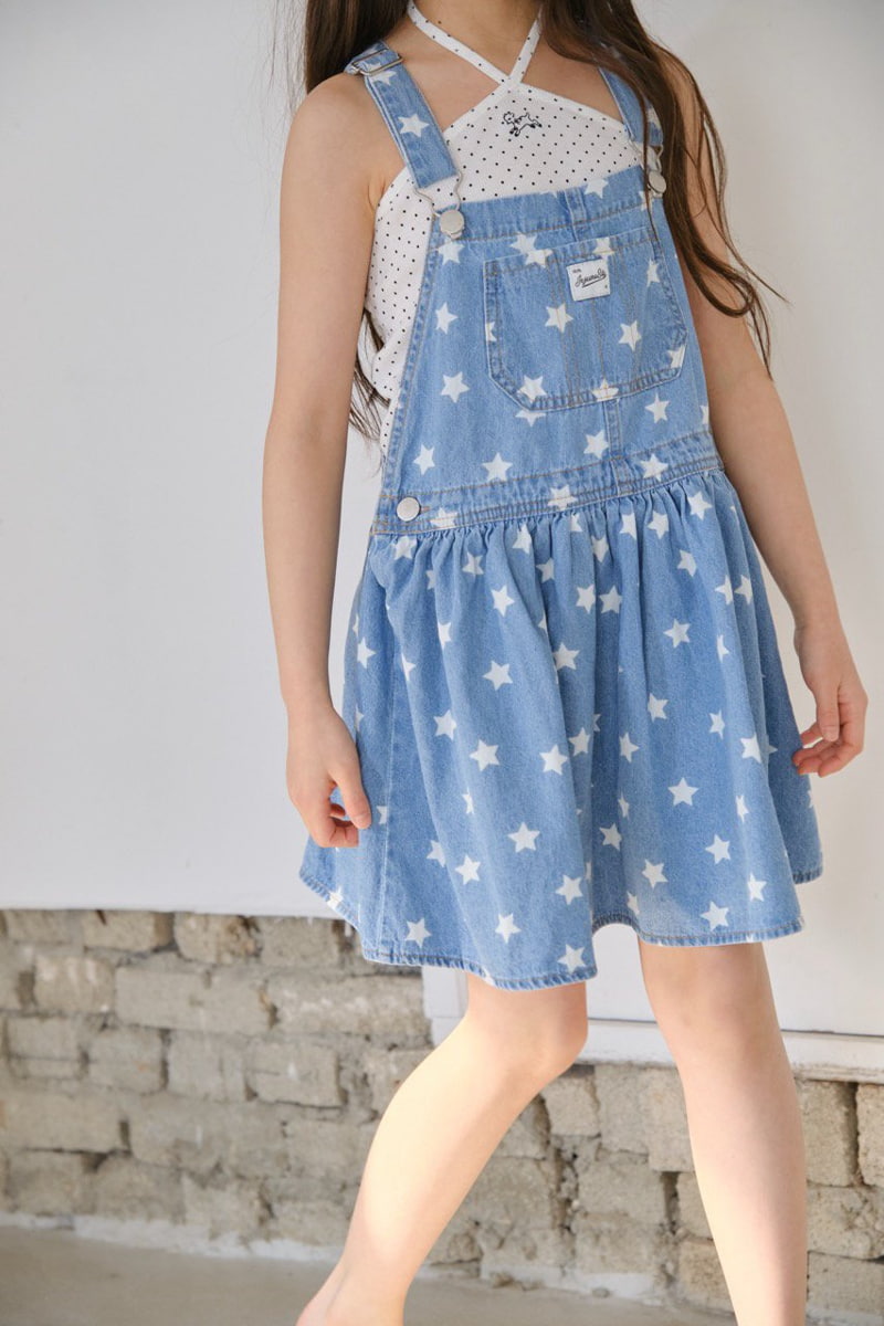 Jejeunosity - Korean Children Fashion - #discoveringself - Star Overall Skirt Junior - 11