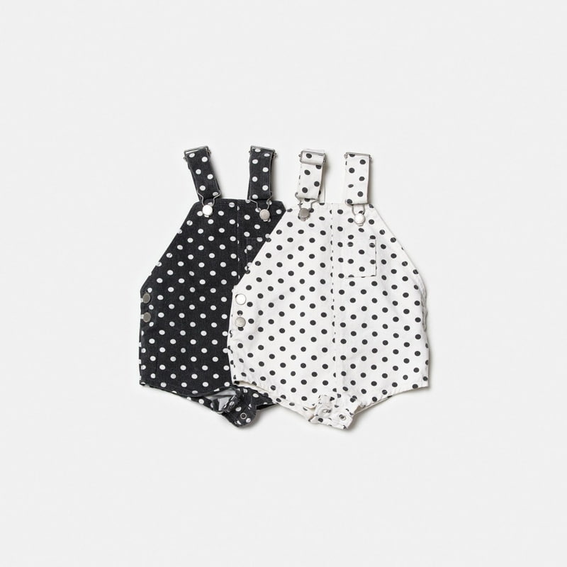 Jejeunosity - Korean Children Fashion - #fashionkids - Cotton Berry Short Overalls - 6