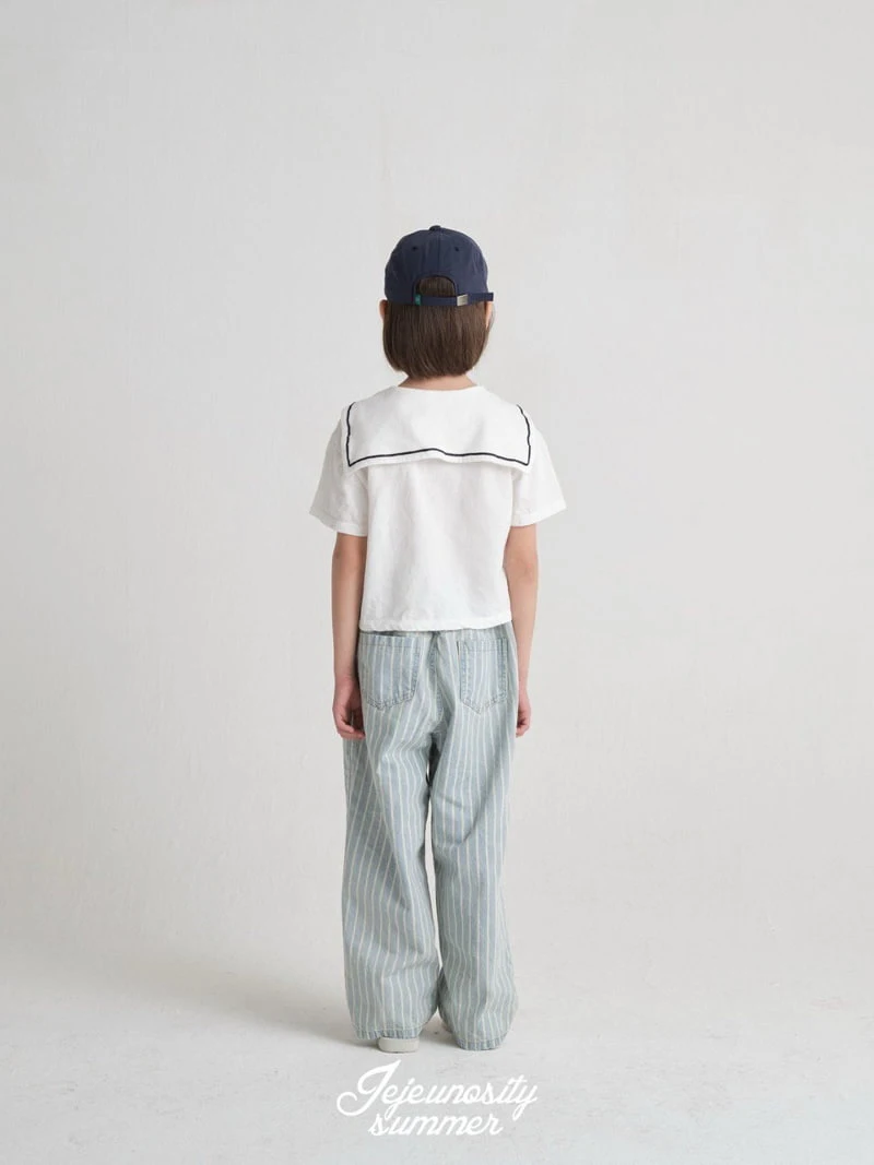 Jejeunosity - Korean Children Fashion - #kidsshorts - Vintage Denim Pants Junior - 6