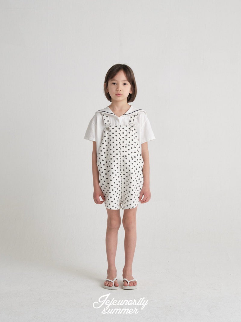 Jejeunosity - Korean Children Fashion - #kidzfashiontrend - Cotton Berry Short Overalls - 9
