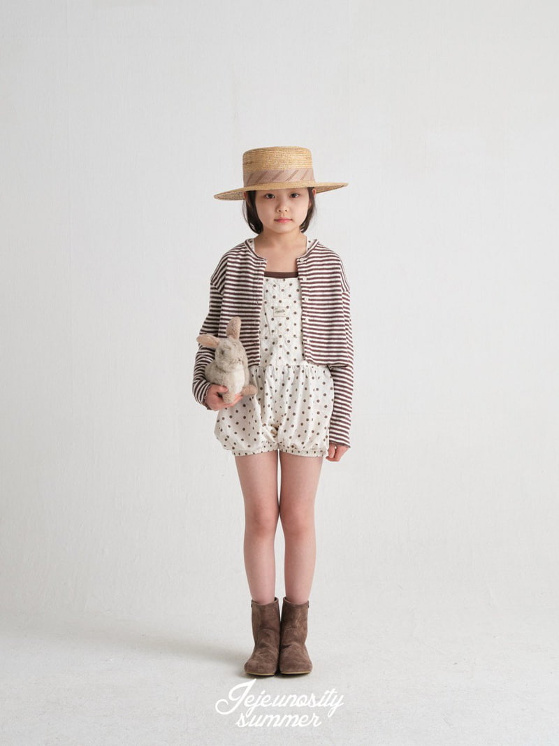 Jejeunosity - Korean Children Fashion - #kidzfashiontrend - Bloom Berry Overalls - 12