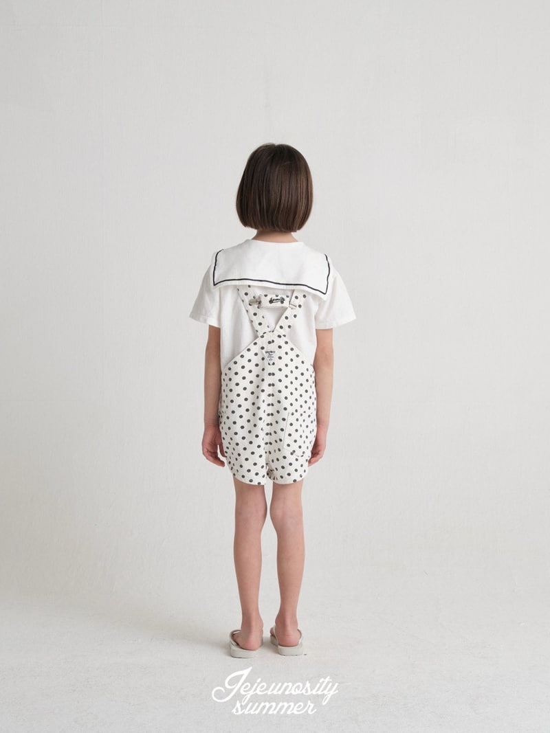 Jejeunosity - Korean Children Fashion - #littlefashionista - Cotton Berry Short Overalls - 11