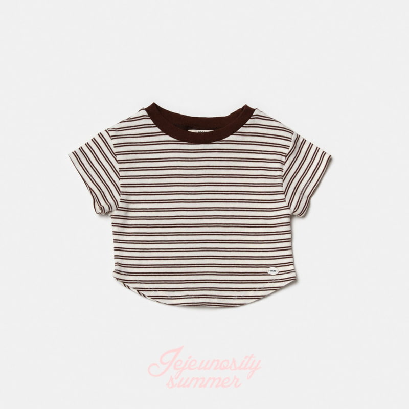Jejeunosity - Korean Children Fashion - #littlefashionista - Stripe Tee - 5