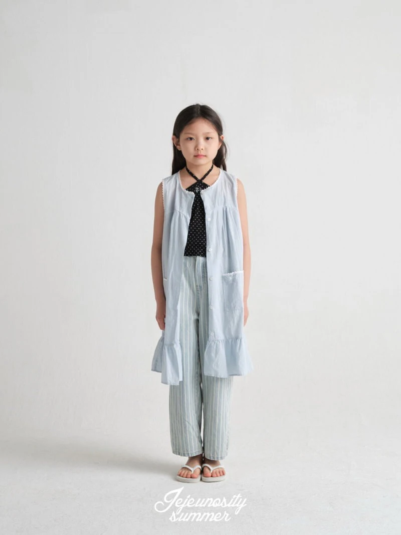 Jejeunosity - Korean Children Fashion - #magicofchildhood - Vintage Denim Pants Junior - 11