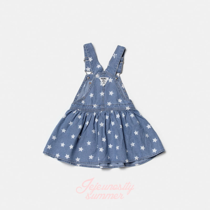 Jejeunosity - Korean Children Fashion - #minifashionista - Star Overall Skirt Junior - 3