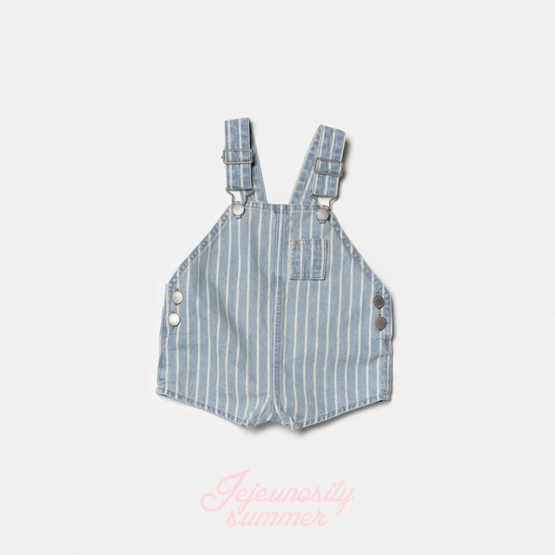 Jejeunosity - Korean Children Fashion - #prettylittlegirls - Berry Short Overalls - 2