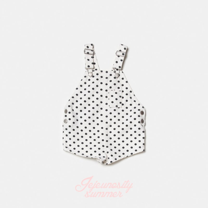 Jejeunosity - Korean Children Fashion - #stylishchildhood - Cotton Berry Short Overalls
