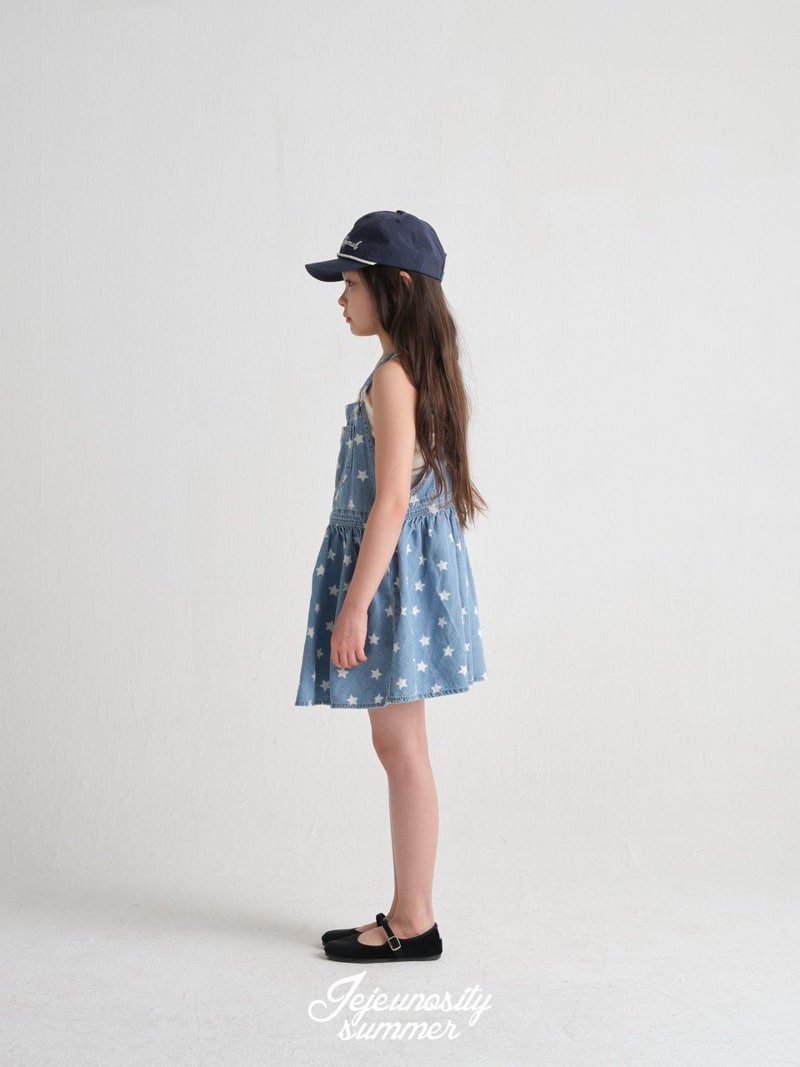 Jejeunosity - Korean Children Fashion - #todddlerfashion - Star Overall Skirt Junior - 5