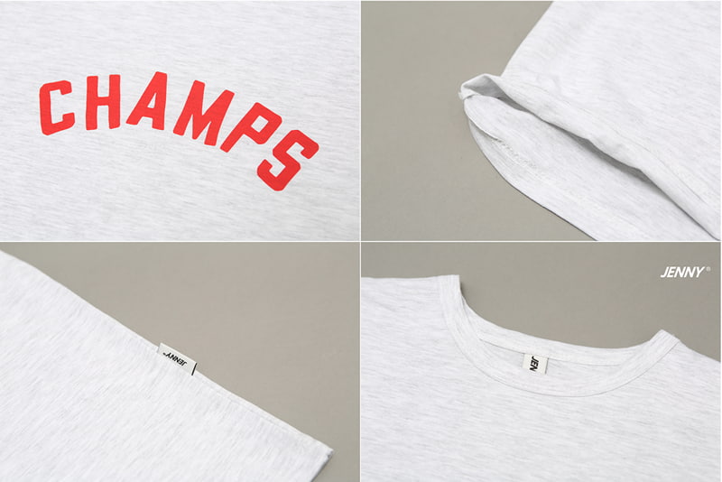 Jenny Basic - Korean Children Fashion - #childofig - Champ Short Sleeve Tee - 10