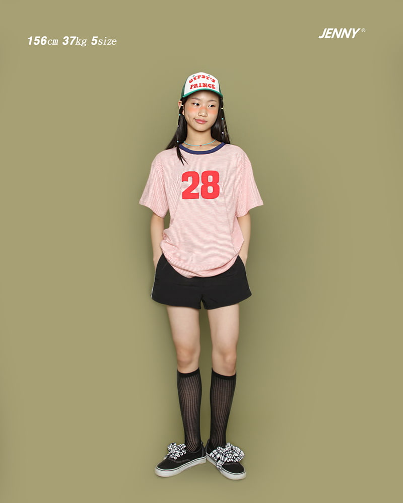 Jenny Basic - Korean Children Fashion - #childofig - Junior 28 Stripe Tee - 4