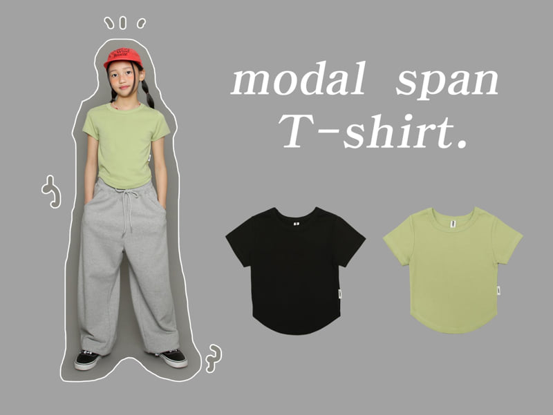 Jenny Basic - Korean Children Fashion - #designkidswear - Modal Mini Tee