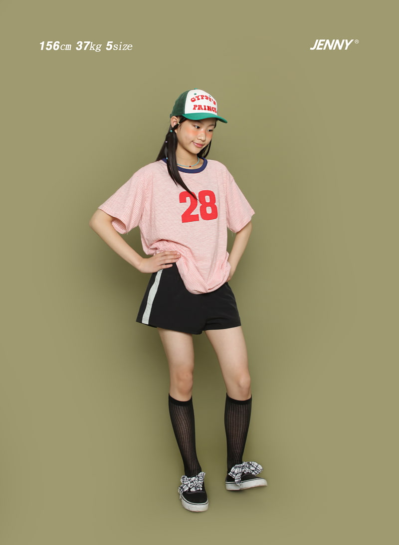 Jenny Basic - Korean Children Fashion - #discoveringself - Junior 28 Stripe Tee - 6