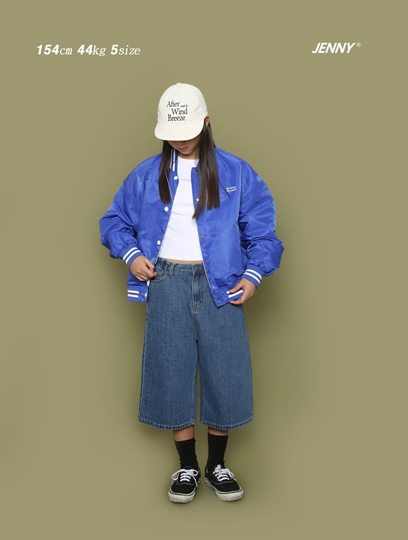 Jenny Basic - Korean Children Fashion - #kidsstore - 2503 Bermuda Denim Pants - 6