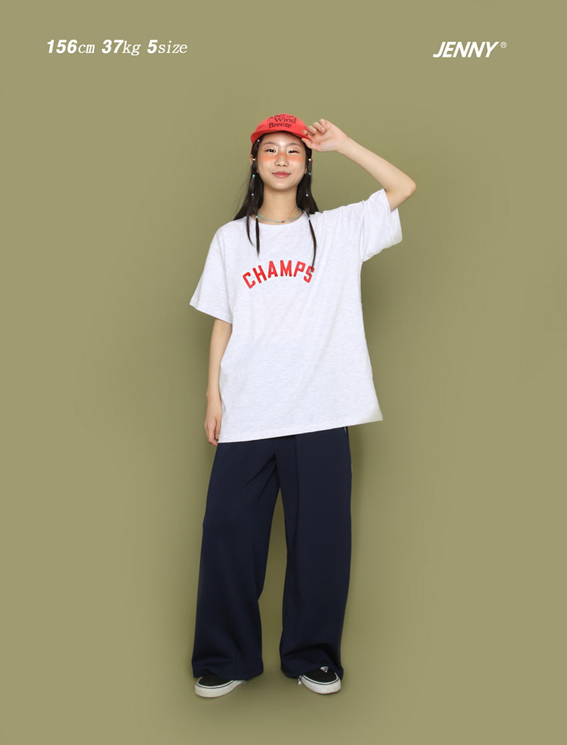Jenny Basic - Korean Children Fashion - #kidsstore - Champ Short Sleeve Tee - 2