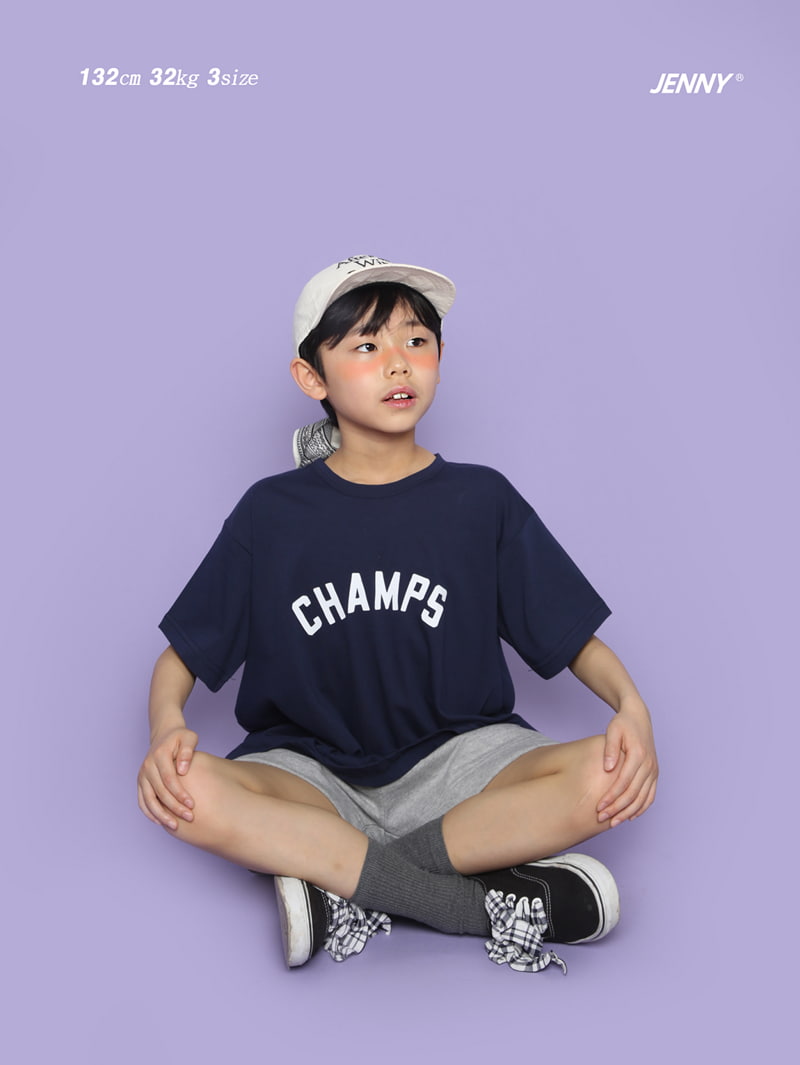 Jenny Basic - Korean Children Fashion - #prettylittlegirls - Champ Short Sleeve Tee - 8
