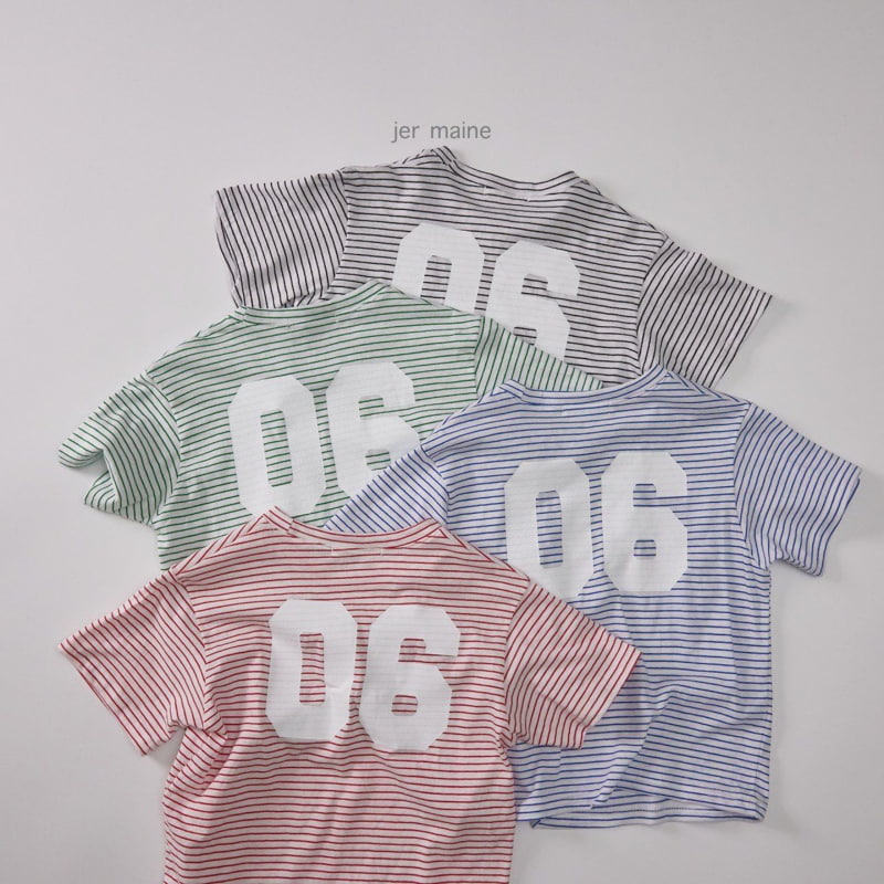 Jermaine - Korean Children Fashion - #minifashionista - Cooling 06 Stripe Tee - 10