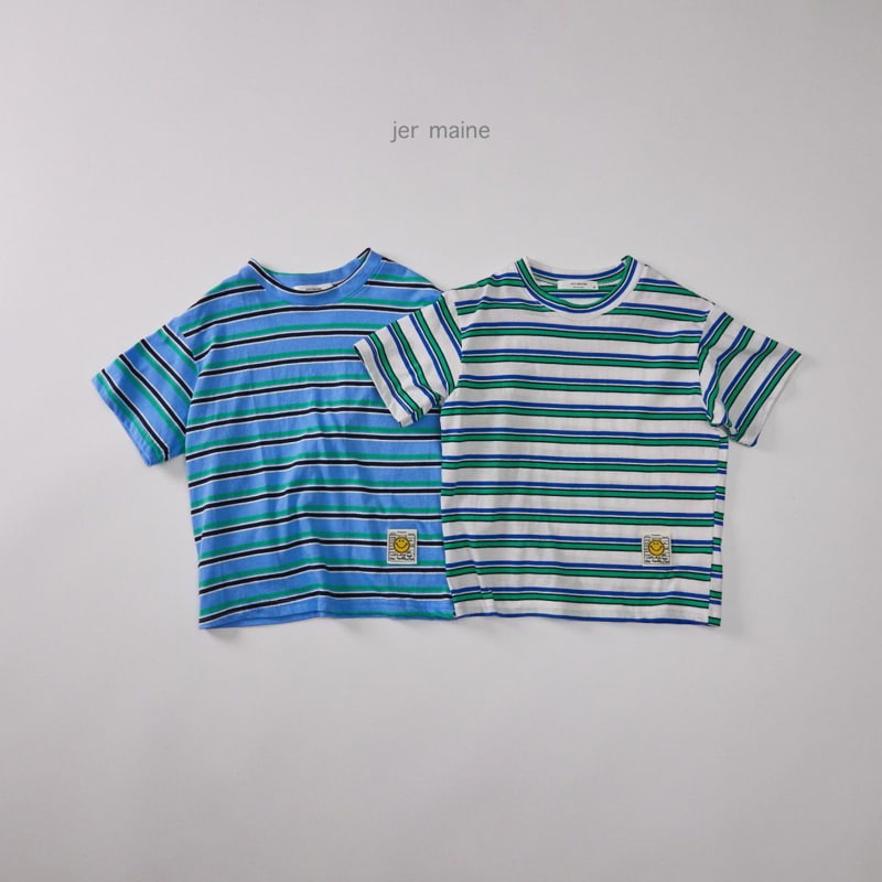 Jermaine - Korean Children Fashion - #todddlerfashion - Multi Smile Tee - 7