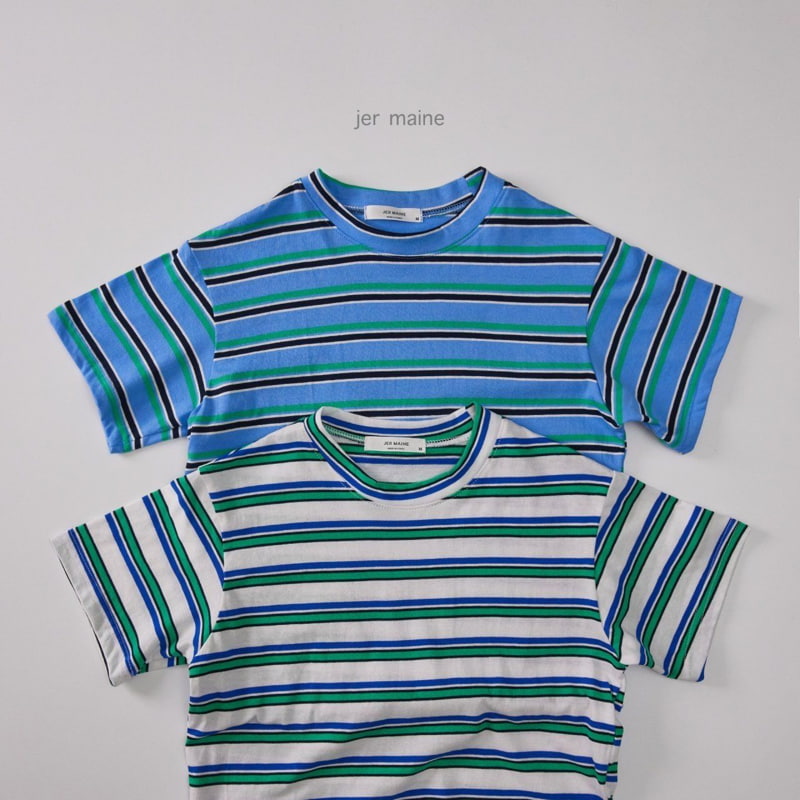 Jermaine - Korean Children Fashion - #toddlerclothing - Multi Smile Tee - 8