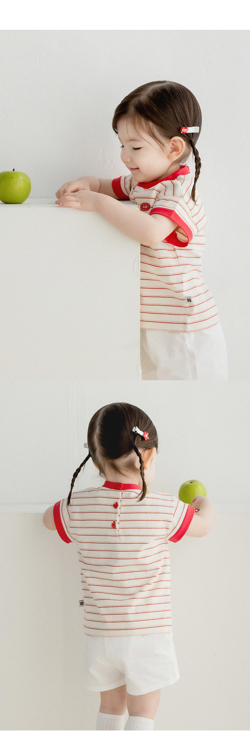Kids Clara - Korean Baby Fashion - #babyboutique - And Baby Hair Pin Set (set of 5) - 2