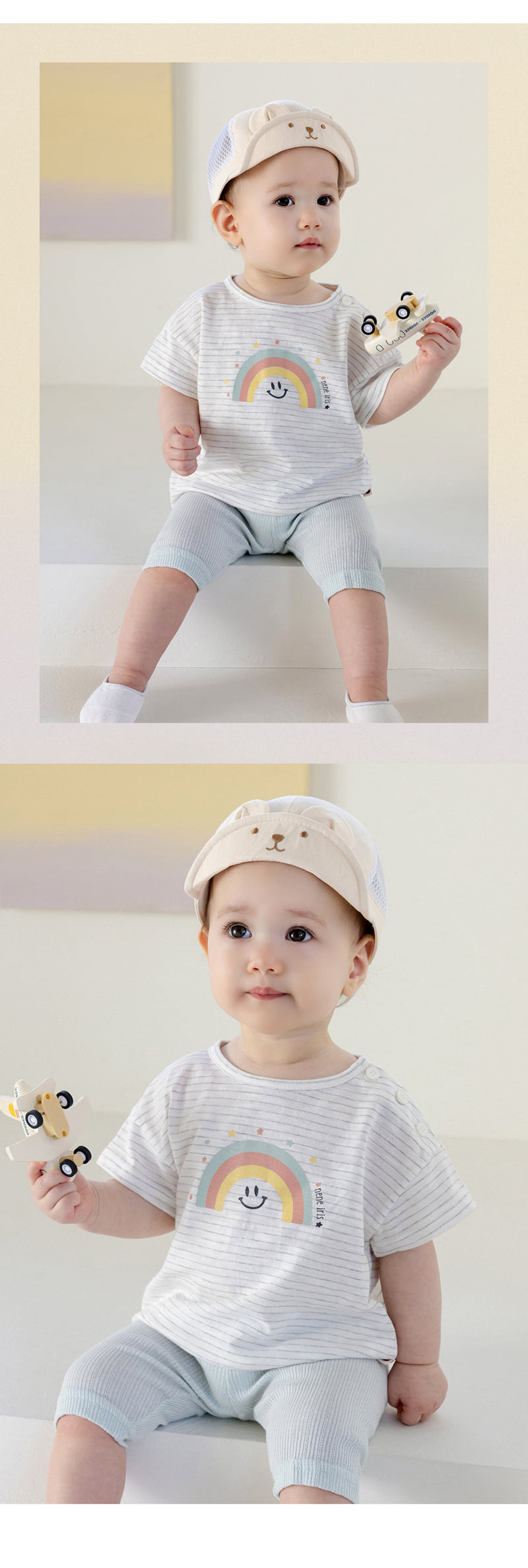 Kids Clara - Korean Baby Fashion - #babyboutique - Moment Baby Short Sleeve Tee - 7