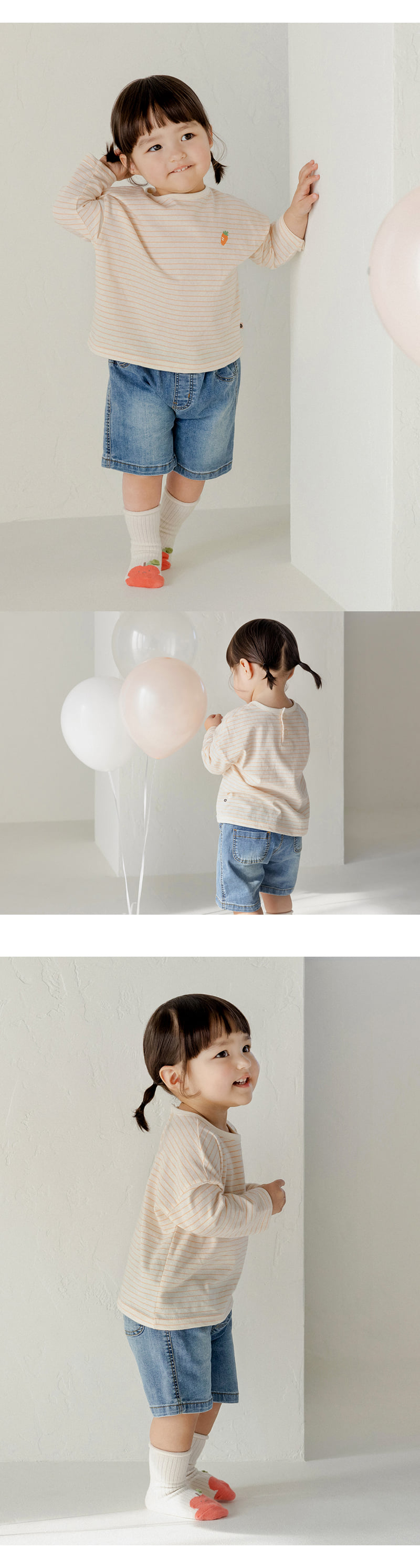 Kids Clara - Korean Baby Fashion - #babyboutique - Grady Baby Denim Pants - 6