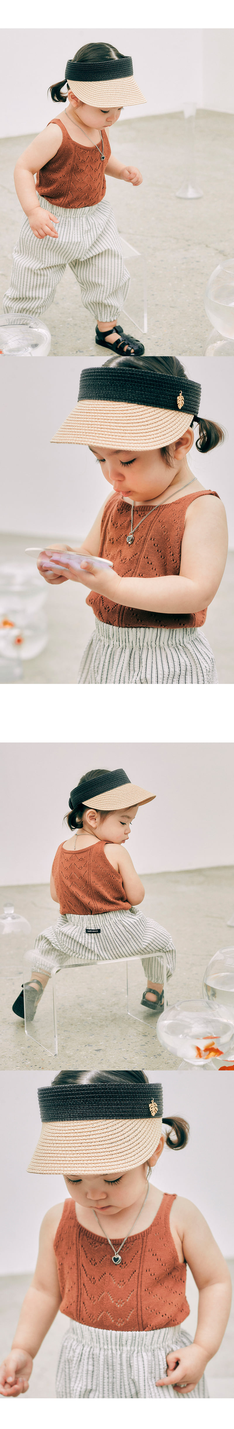 Kids Clara - Korean Baby Fashion - #babyboutique - Betty Knit Baby Sleeveless Tee - 5