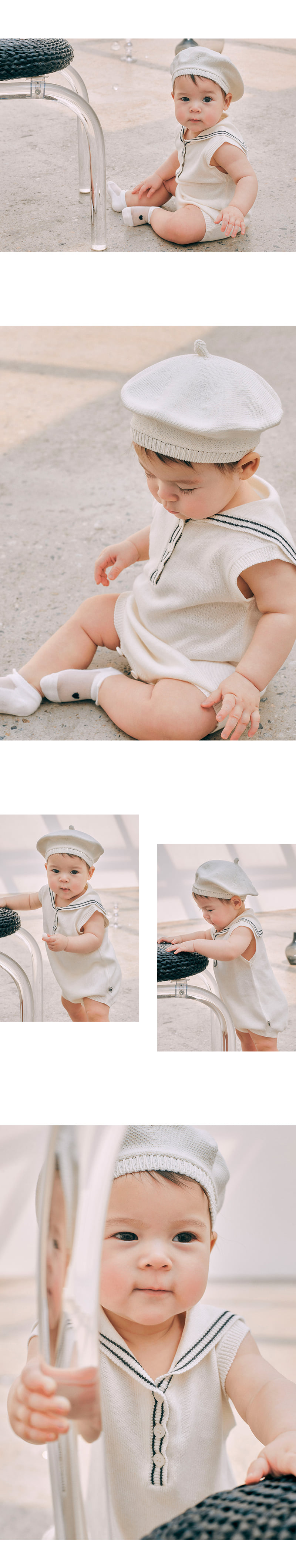 Kids Clara - Korean Baby Fashion - #onlinebabyshop - Noi Knit Baby Suit - 4