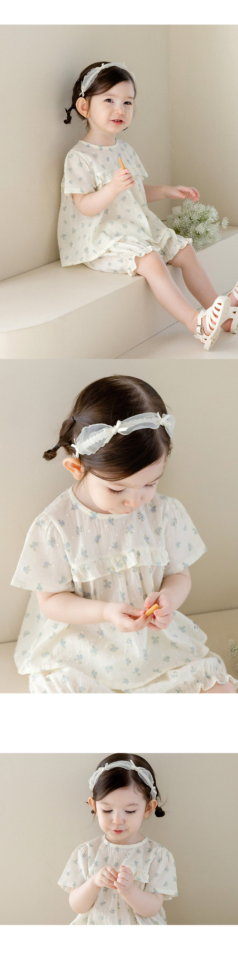 Kids Clara - Korean Baby Fashion - #babyboutique - Pani Baby Blouse Set - 2