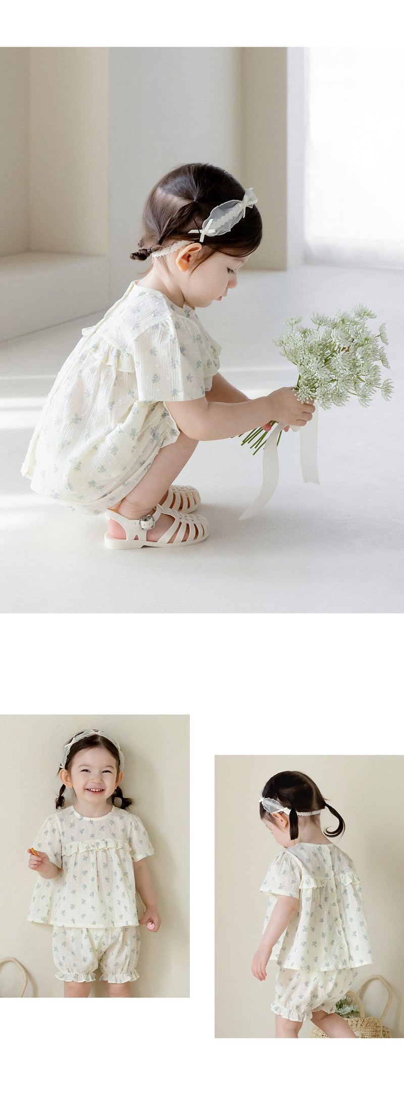 Kids Clara - Korean Baby Fashion - #babyboutique - Pani Baby Blouse Set - 3