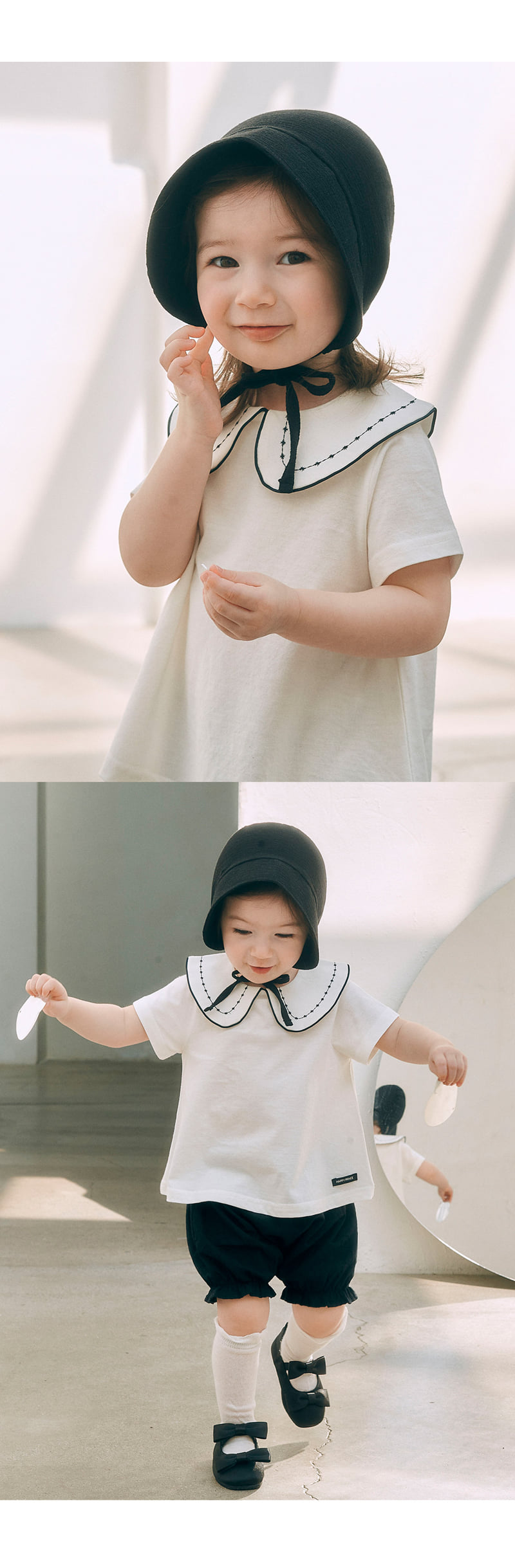 Kids Clara - Korean Baby Fashion - #babyboutiqueclothing - Dewy Baby Bonnet - 5