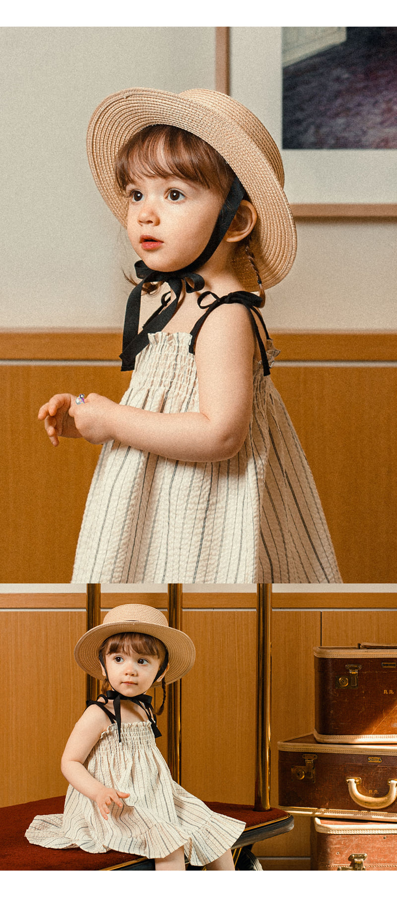 Kids Clara - Korean Baby Fashion - #babyboutiqueclothing - Flat Baby Straw Panama Hat - 3