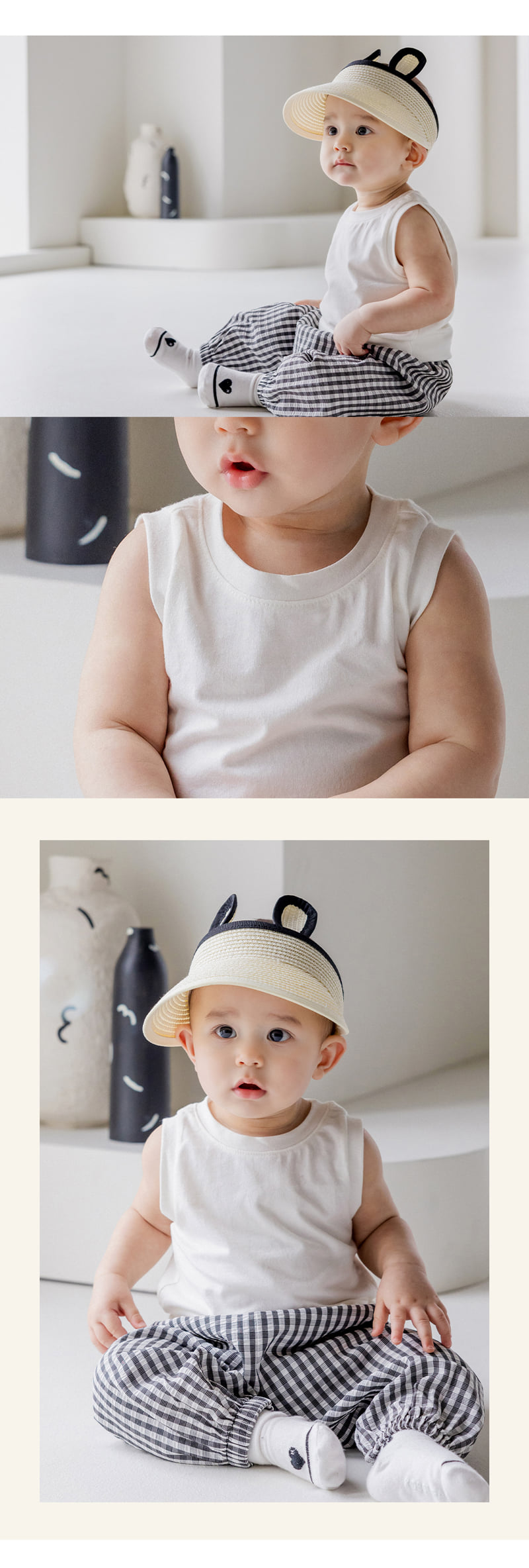 Kids Clara - Korean Baby Fashion - #babyboutiqueclothing - Pure Basic Baby Sleeveless - 4