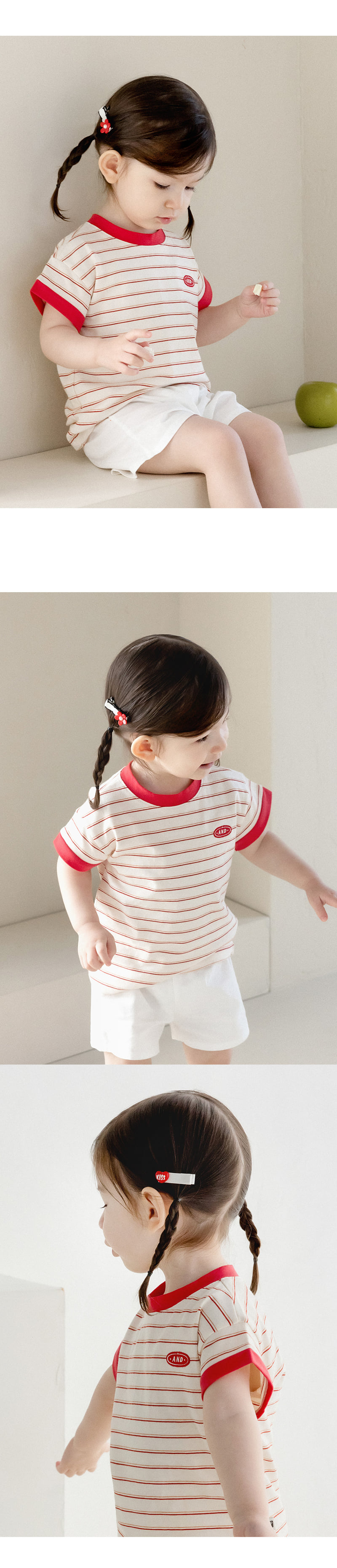 Kids Clara - Korean Baby Fashion - #babyboutiqueclothing - And Baby Hair Pin Set (set of 5) - 4