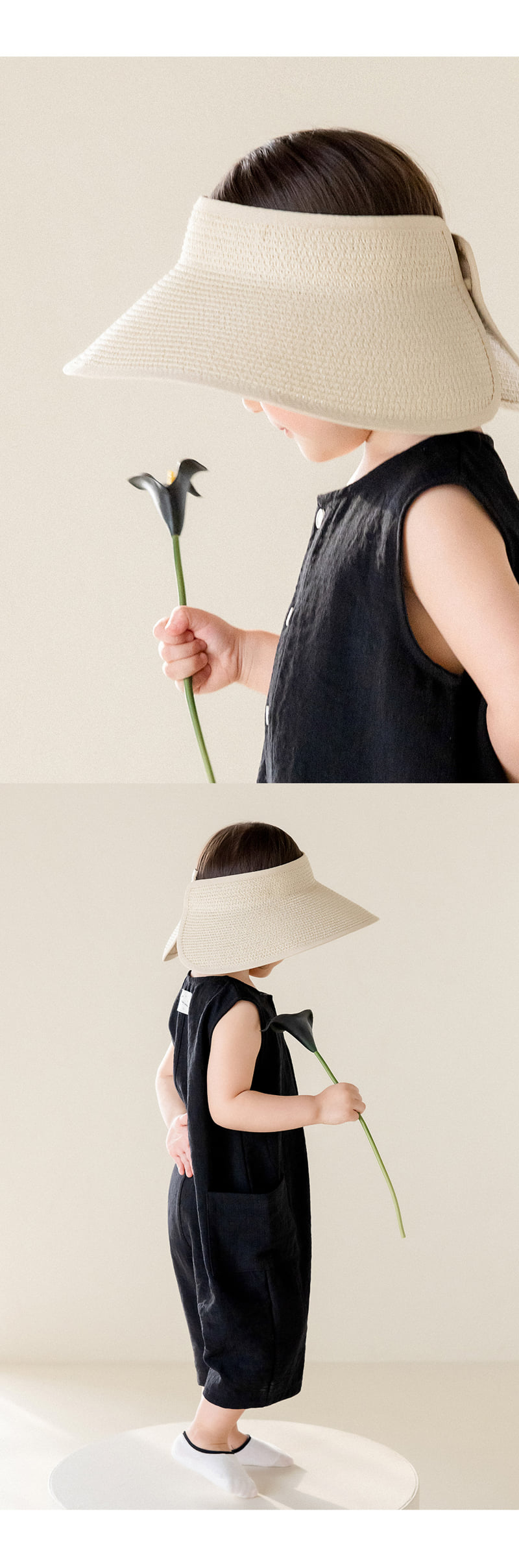 Kids Clara - Korean Baby Fashion - #babyclothing - Ranua wide Straw Sun Cap - 2