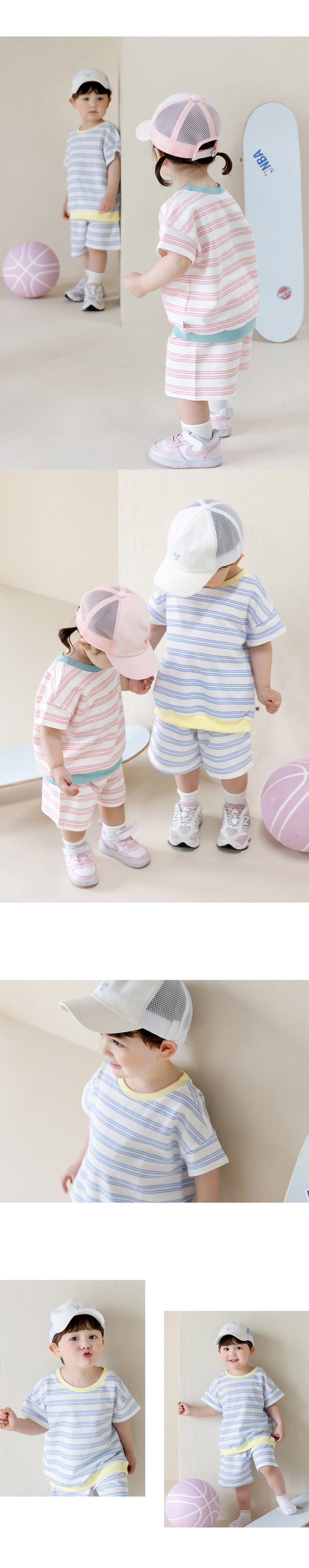 Kids Clara - Korean Baby Fashion - #babyboutiqueclothing - Ambre Set-Up (set of 3) - 4