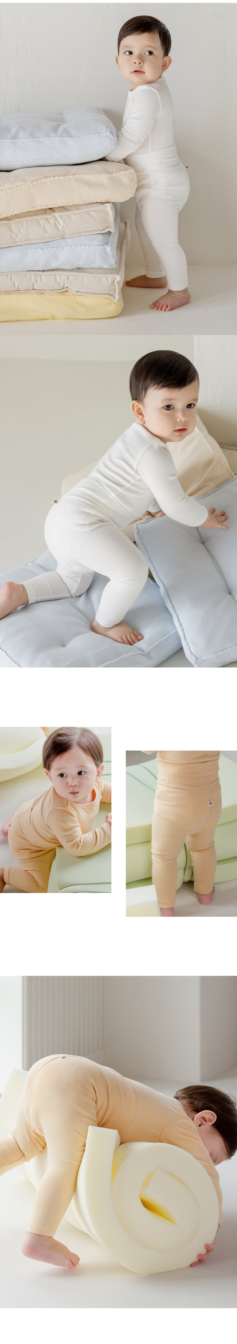 Kids Clara - Korean Baby Fashion - #babyfashion - Pure Basic Comfybelly Baby Leggings - 7