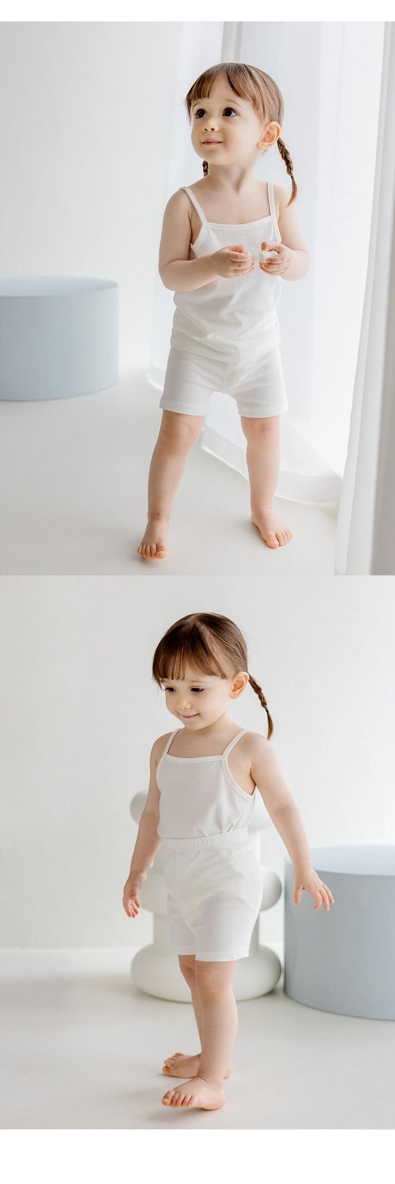 Kids Clara - Korean Baby Fashion - #babyclothing - Pure Basic Short Baby Leggings - 4