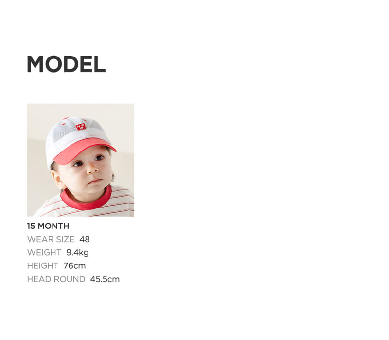 Kids Clara - Korean Baby Fashion - #babyfashion - HPP All Mesh Baby Ball Cap - 10